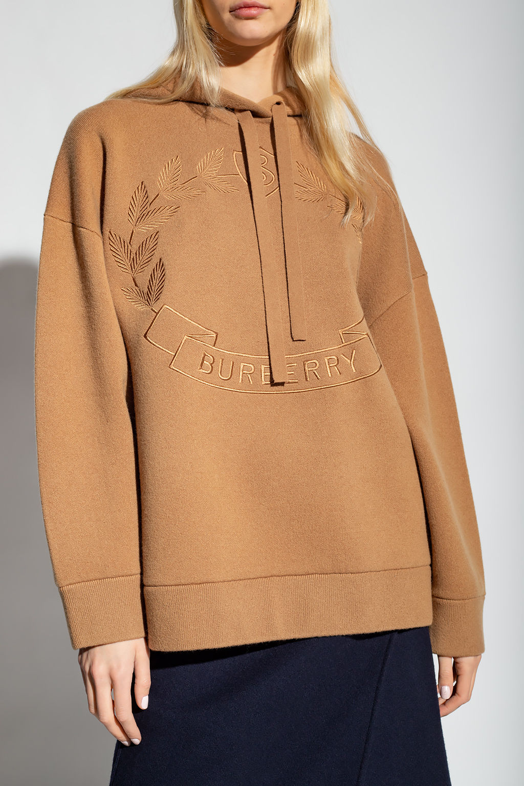 Beige Hooded sweater Burberry - burberry monogram print zip